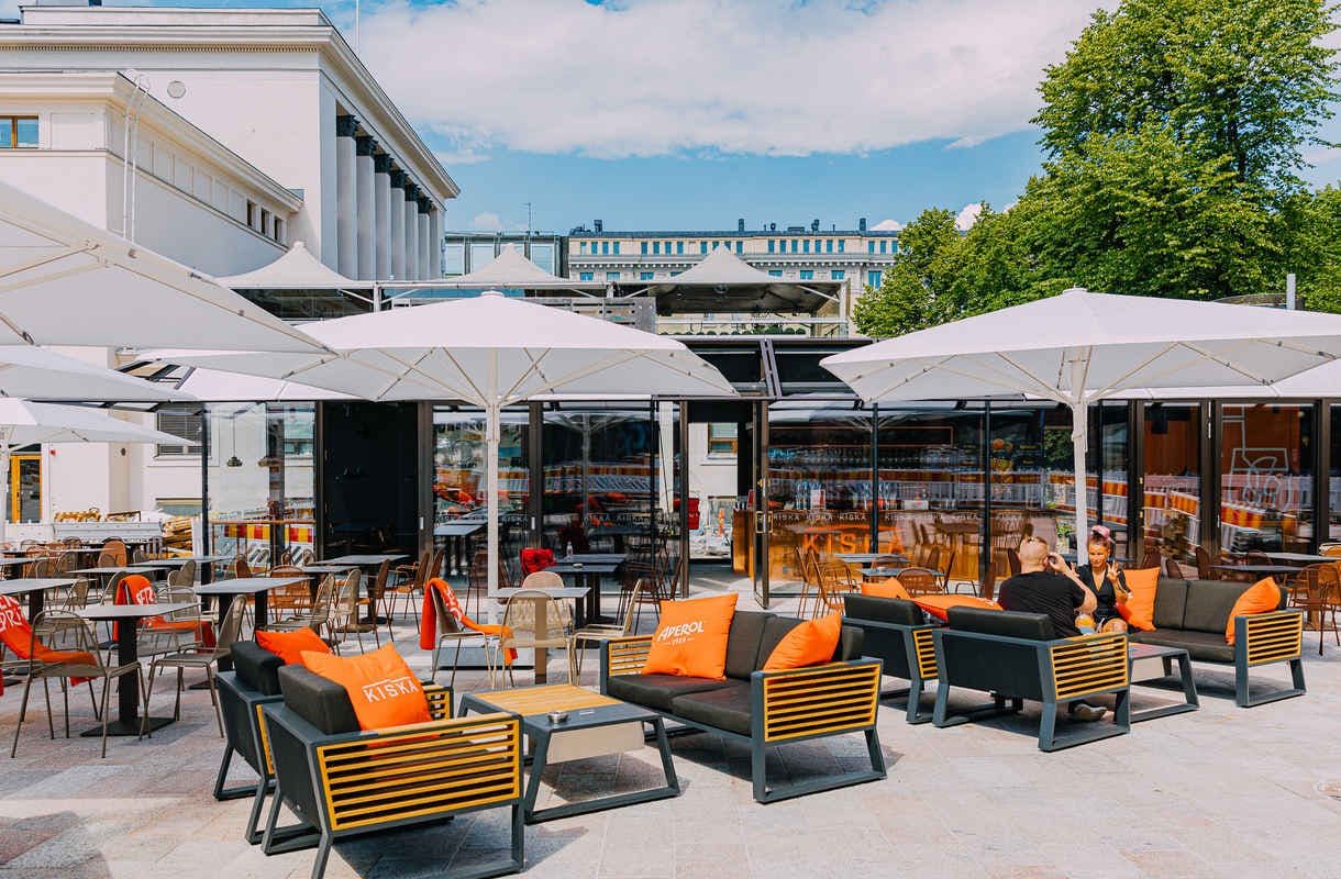 Kiska on uusi terassiravintola Helsingin Erottajalla