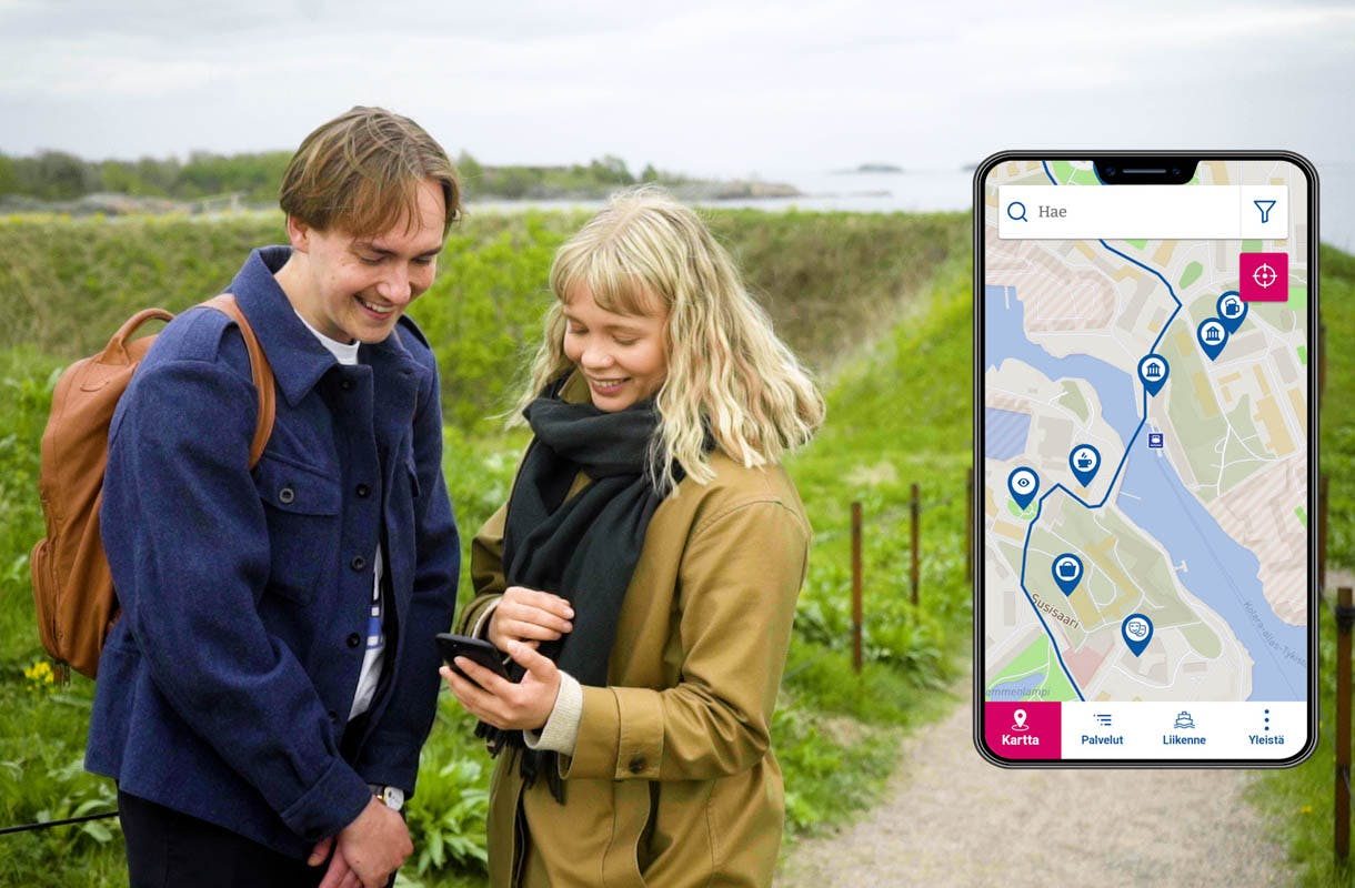Suomenlinnan digiopas kulkee kätevästi mukana