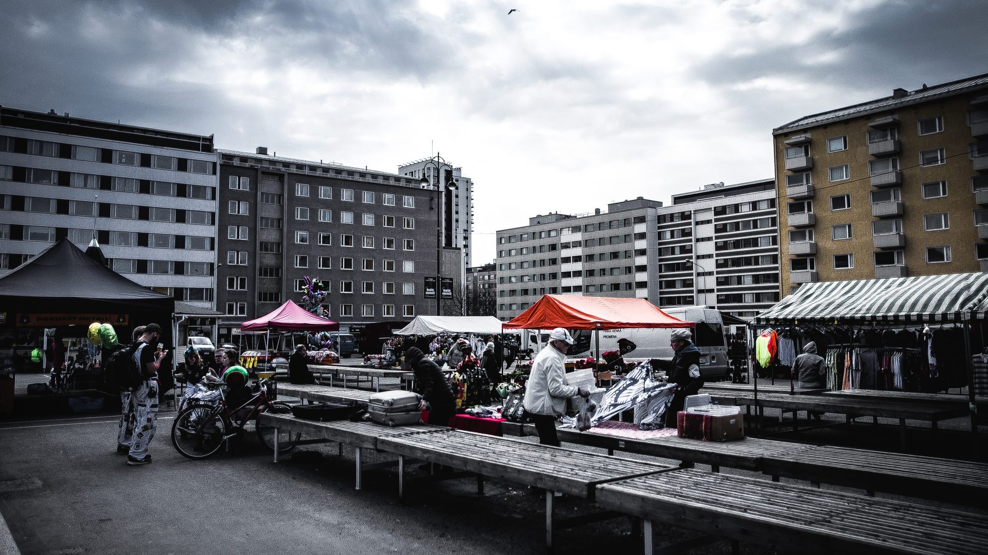 Tammelantori ympäristöineen (Komisario Koskisen Tampere)