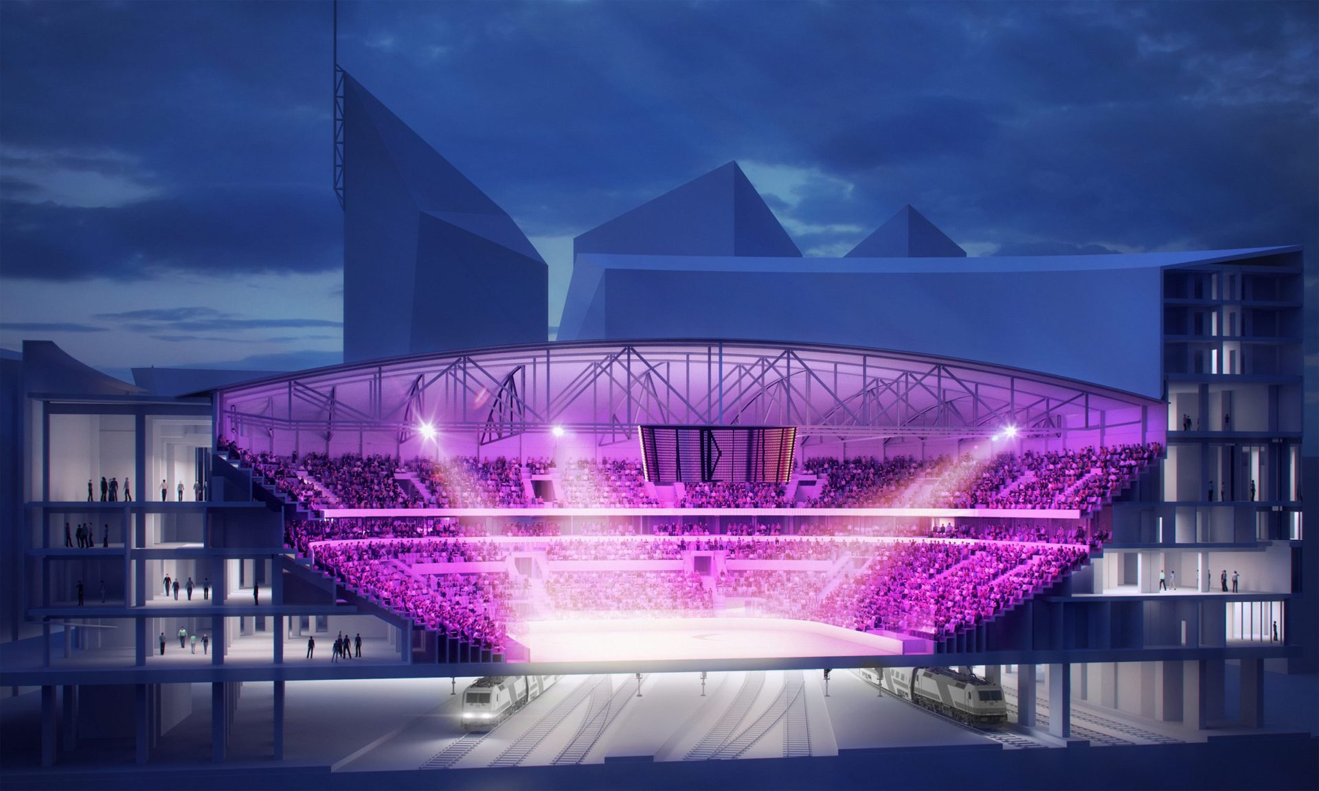 TULOSSA: Tampereen Kansi ja Areena (Monitoimiareena)